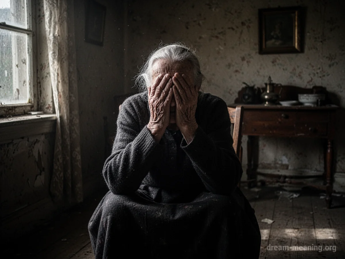 Silhouette of a person crying, with their face hidden.