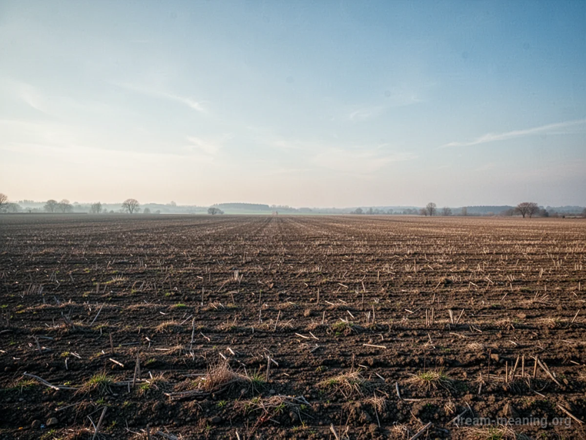 An empty, desolate battlefield with no people.