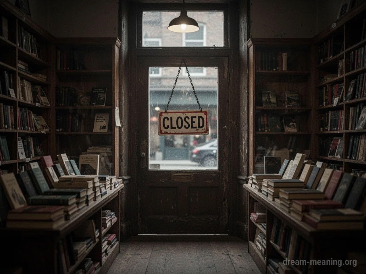 A storefront with a sign indicating it is closed.