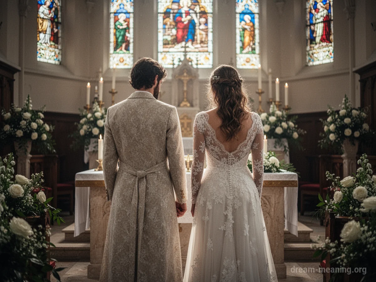 A person looking distressed as another person proposes to someone else.