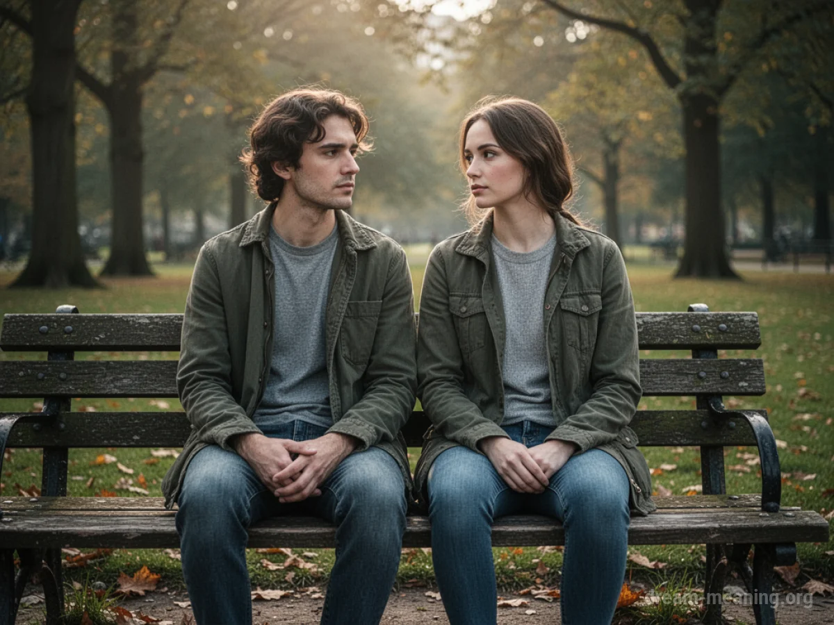 Two individuals sitting together on a wooden bench.