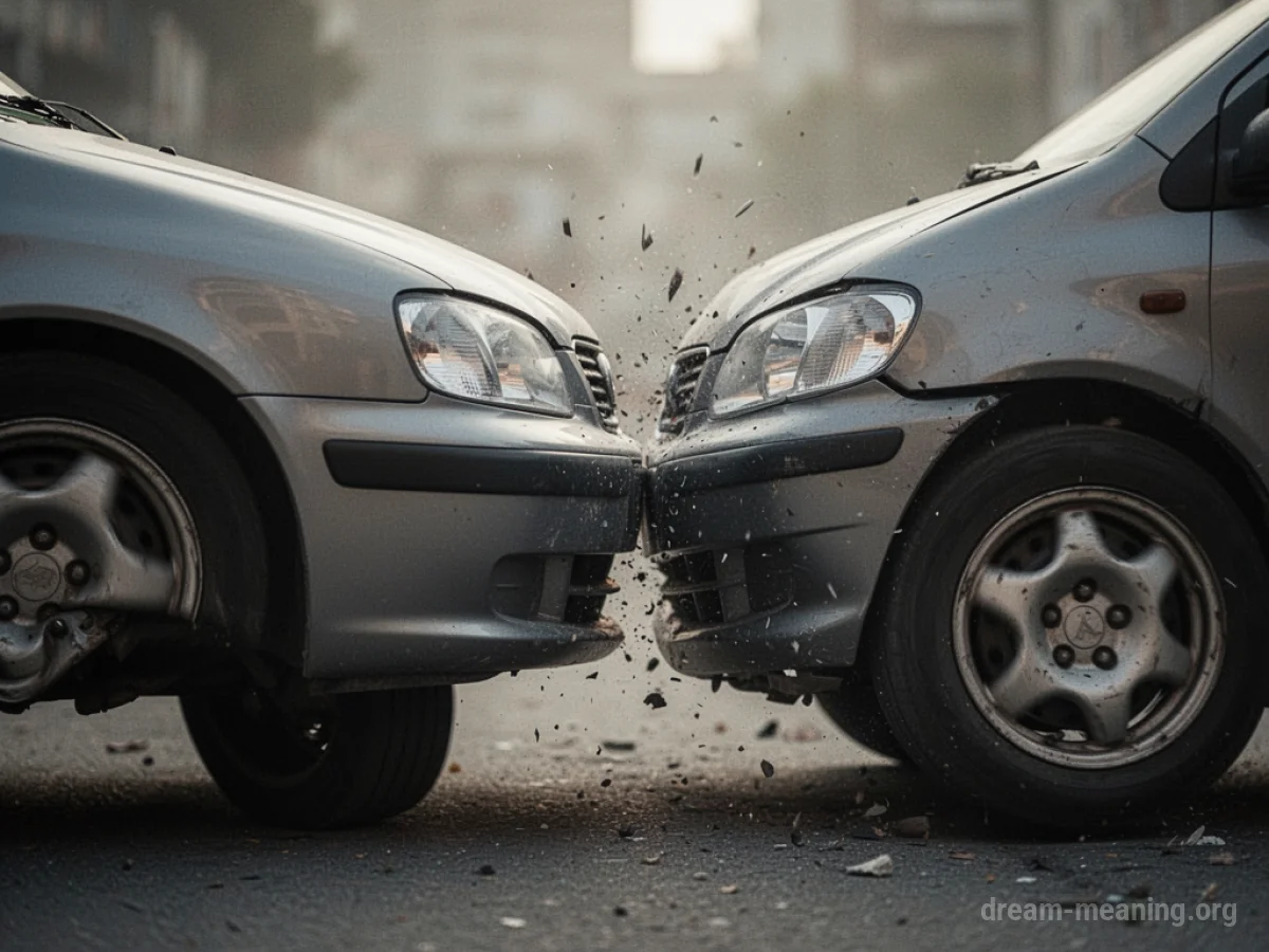 Close-up view of a car bumper directly in front of the camera.
