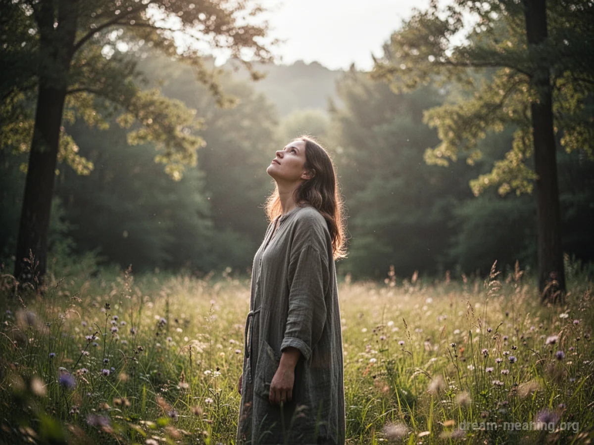 Person standing in a bright, open space.