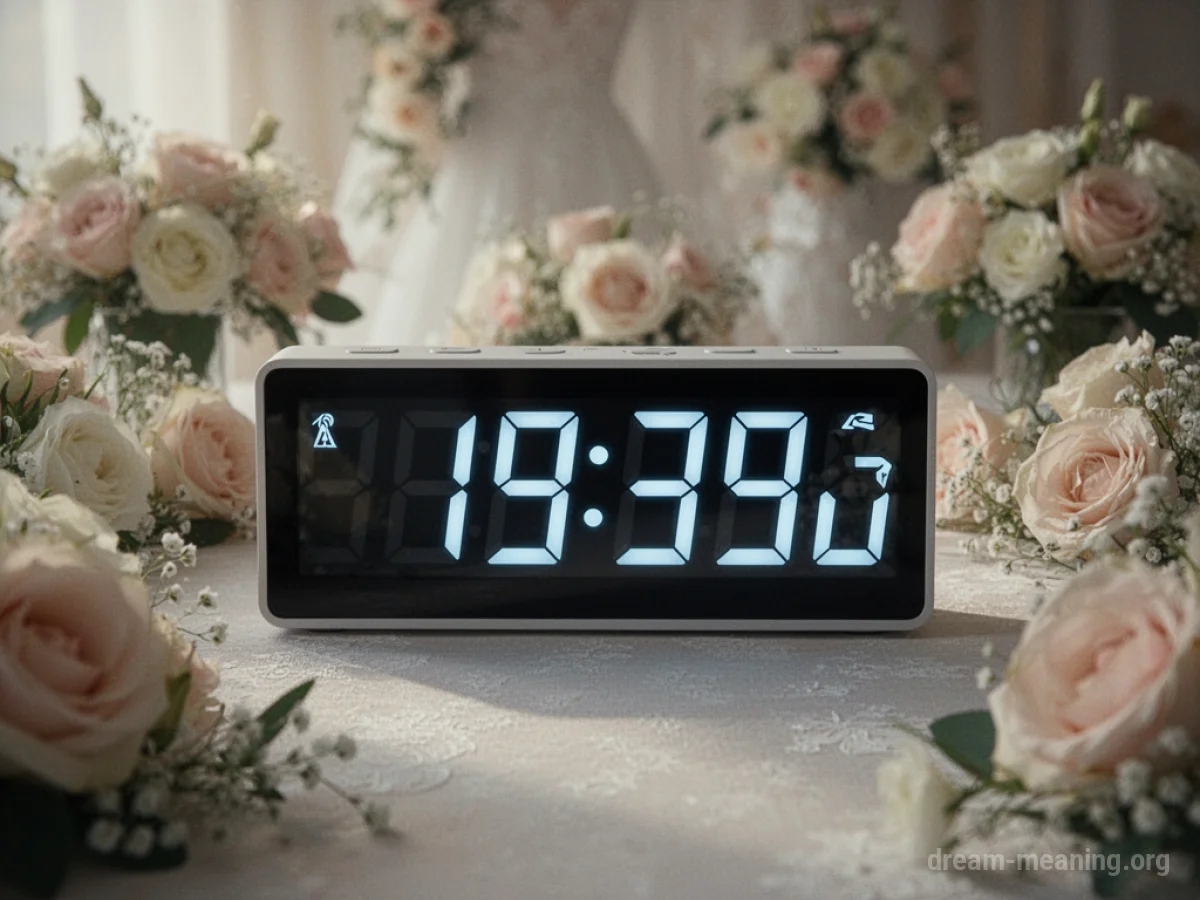A digital clock with numbers decreasing quickly.