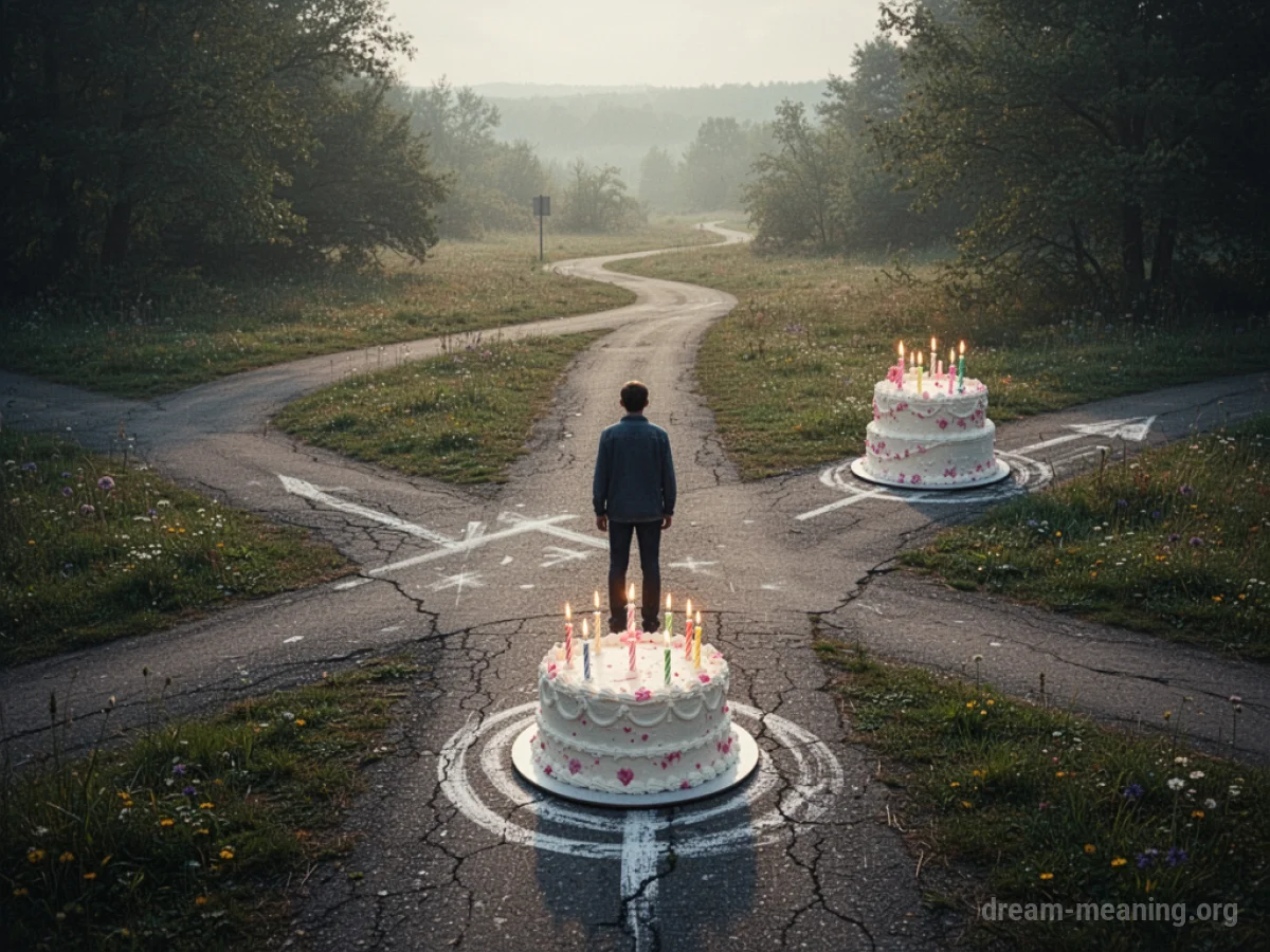 A person stands at a crossroads with multiple paths stretching out before them.