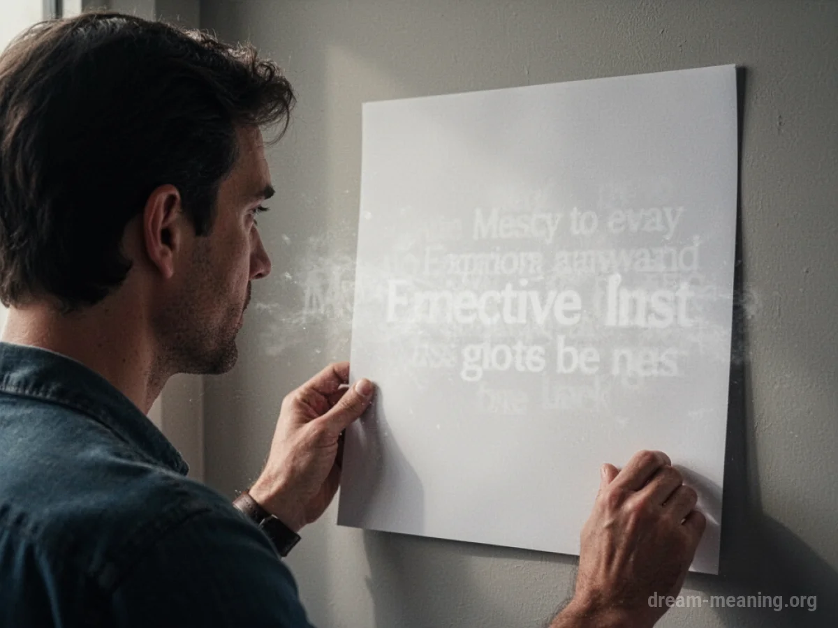 A blank piece of paper with faint, almost invisible text.