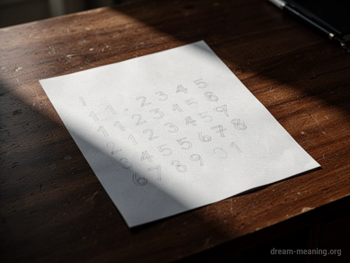 A blank sheet of paper on a desk with a shadow obscuring part of it.