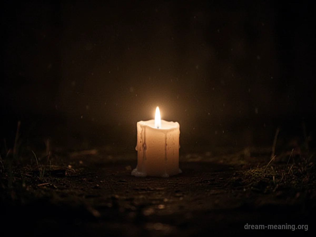 A soft light becoming less intense against a dark background.