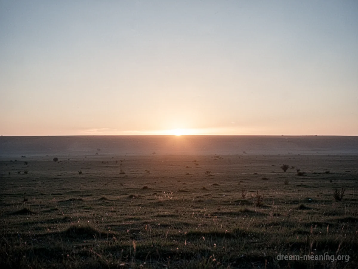 A bright glow appearing at the edge of the horizon.