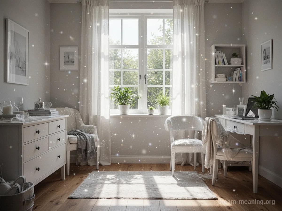 A brightly lit room that has been thoroughly cleaned and organized.