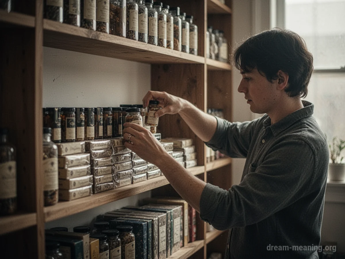 A person's hands neatly arranging books on a shelf.