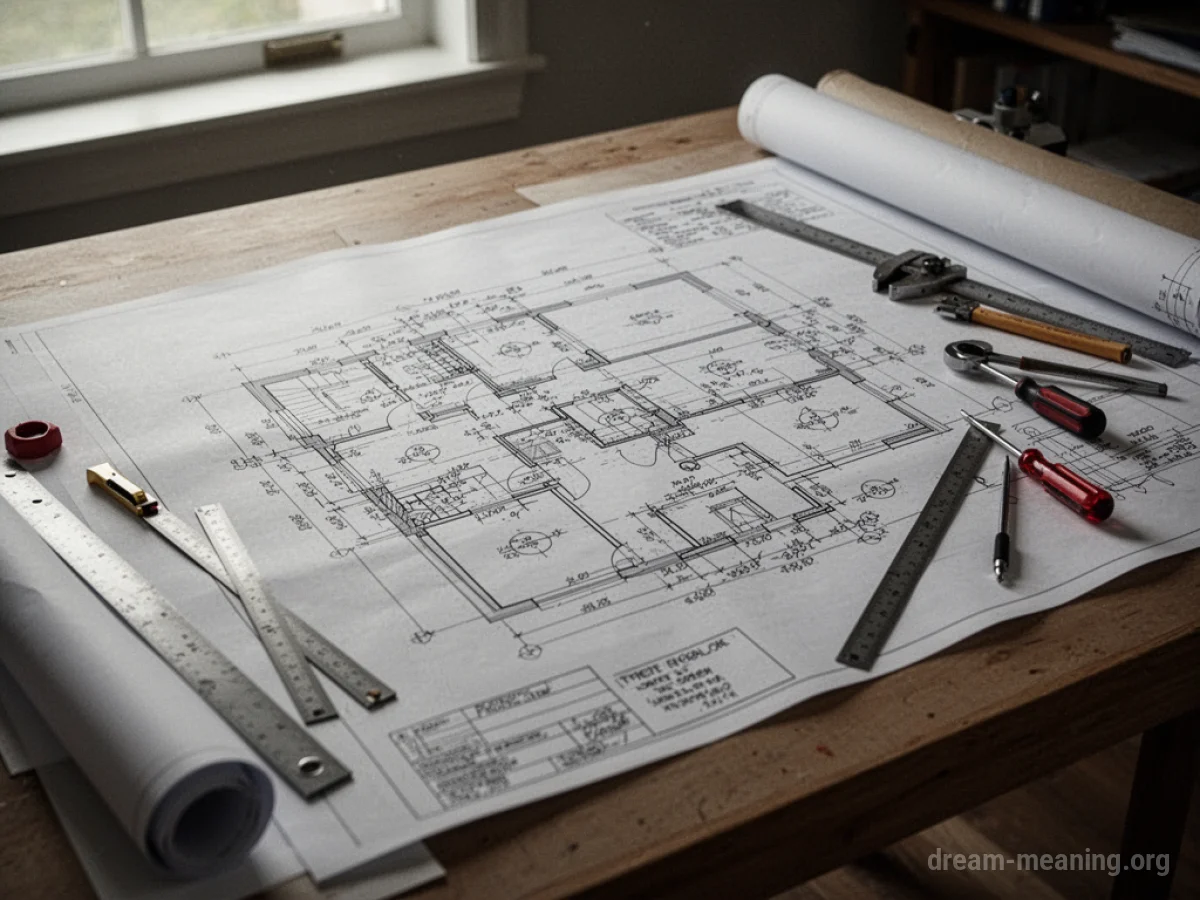 A detailed blueprint with lines and measurements.