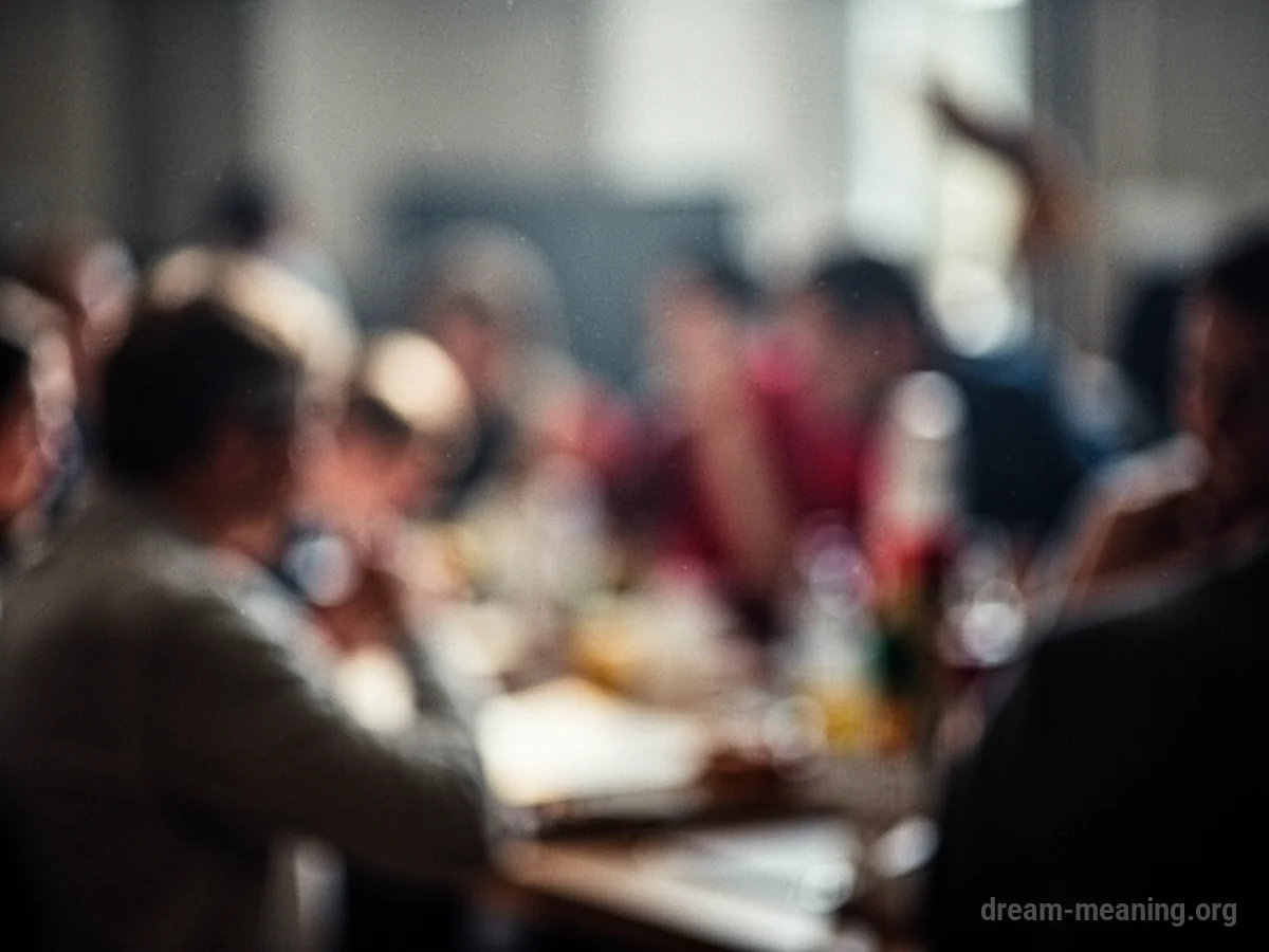 A photograph that is out of focus.