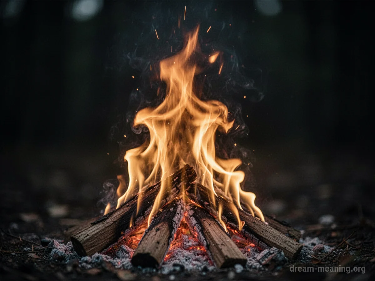 A hand holding a photograph that is actively burning.