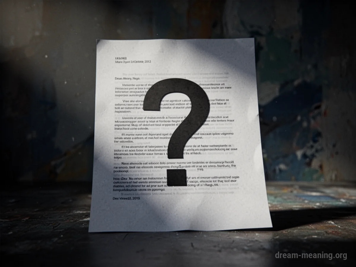 A document with a question mark.