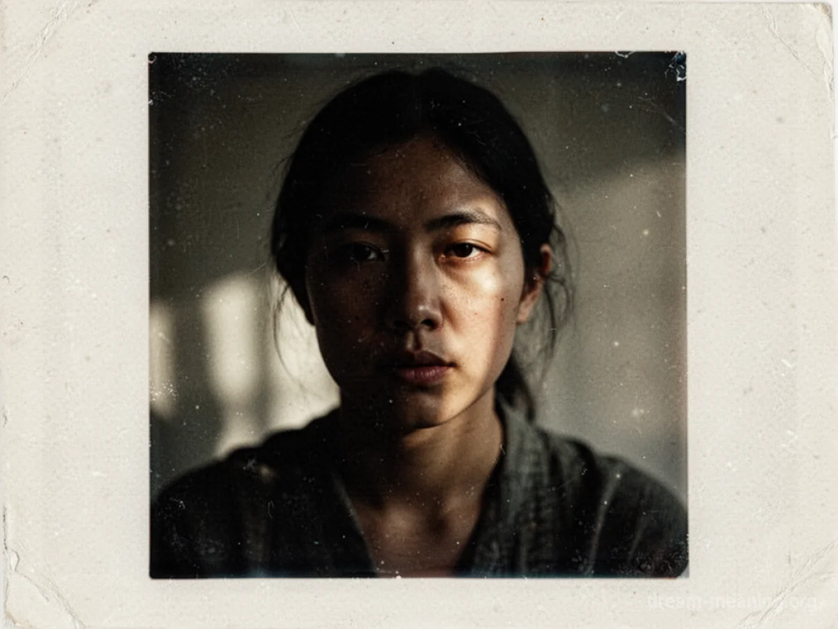 A faded photograph of a person in shadow.
