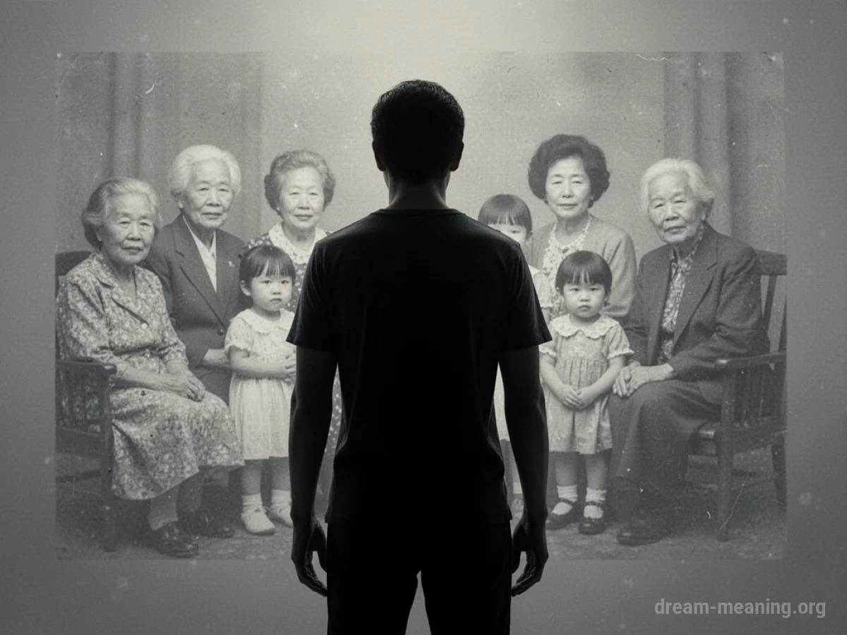 A person's silhouette facing a faded historical scene.