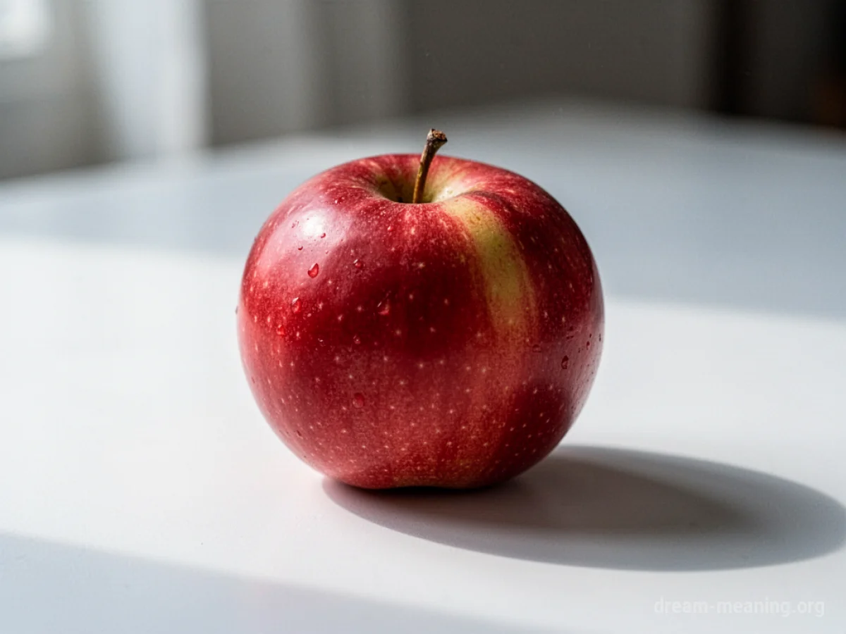 A single ripe piece of fruit.