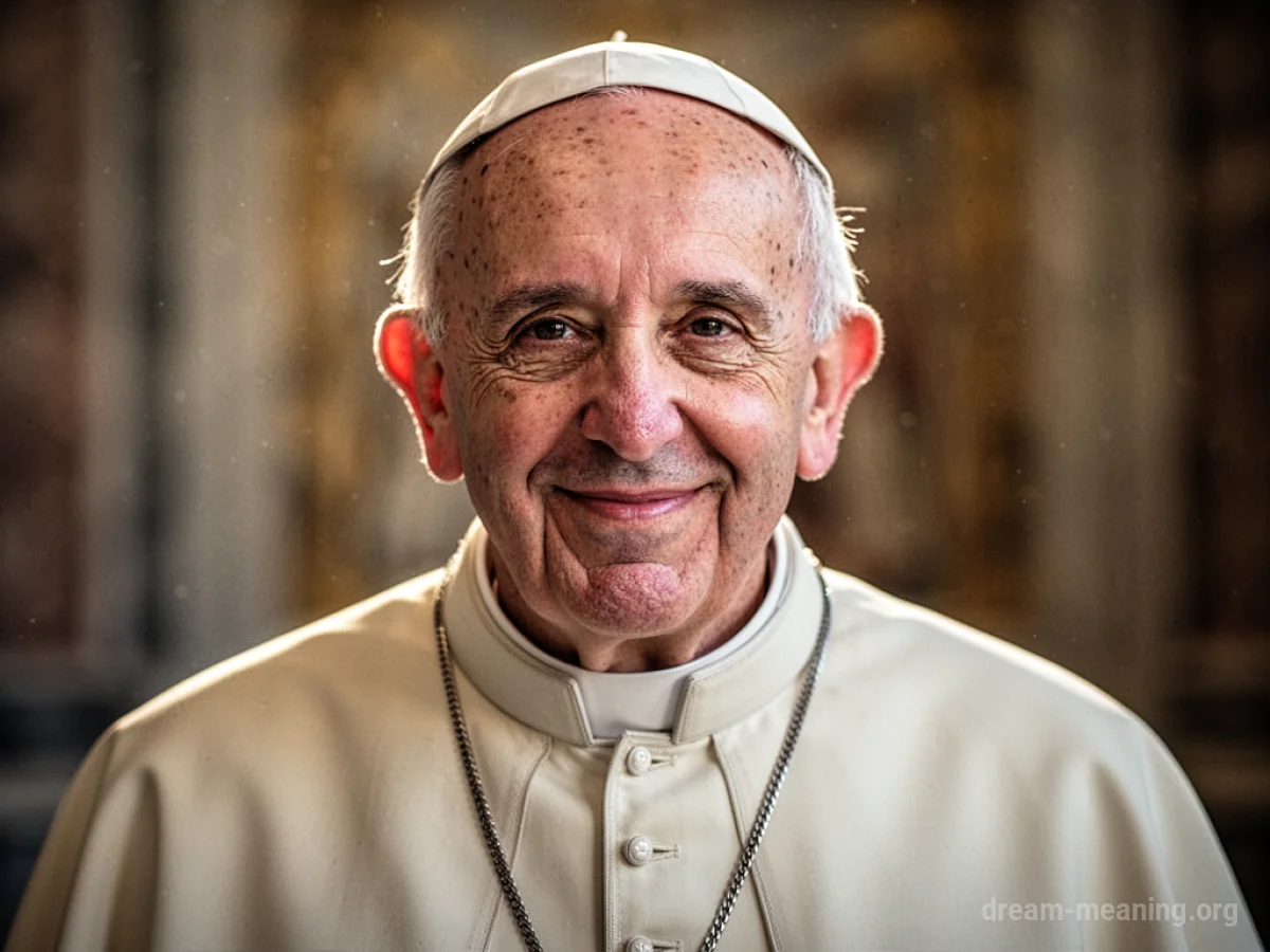 A Pope with a kind smile.