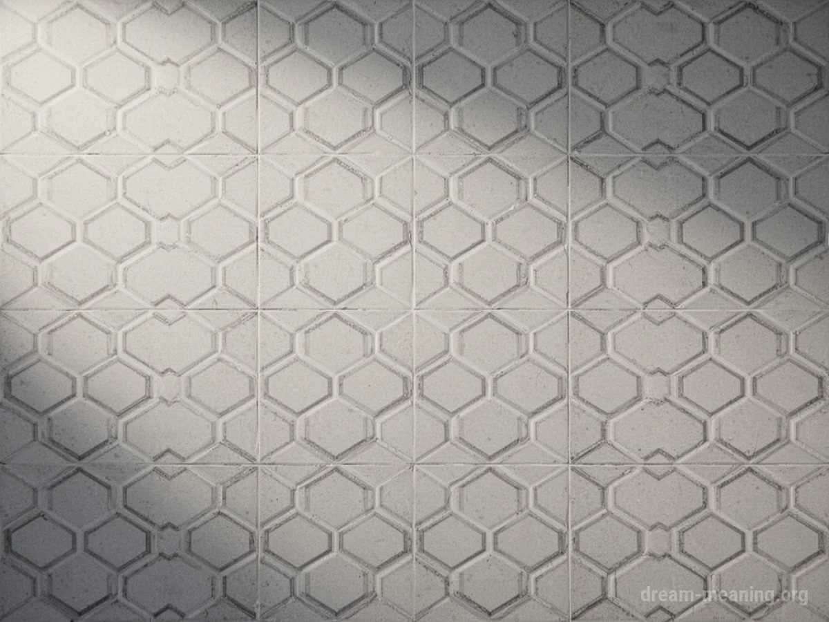 A geometric pattern repeating across a flat surface.