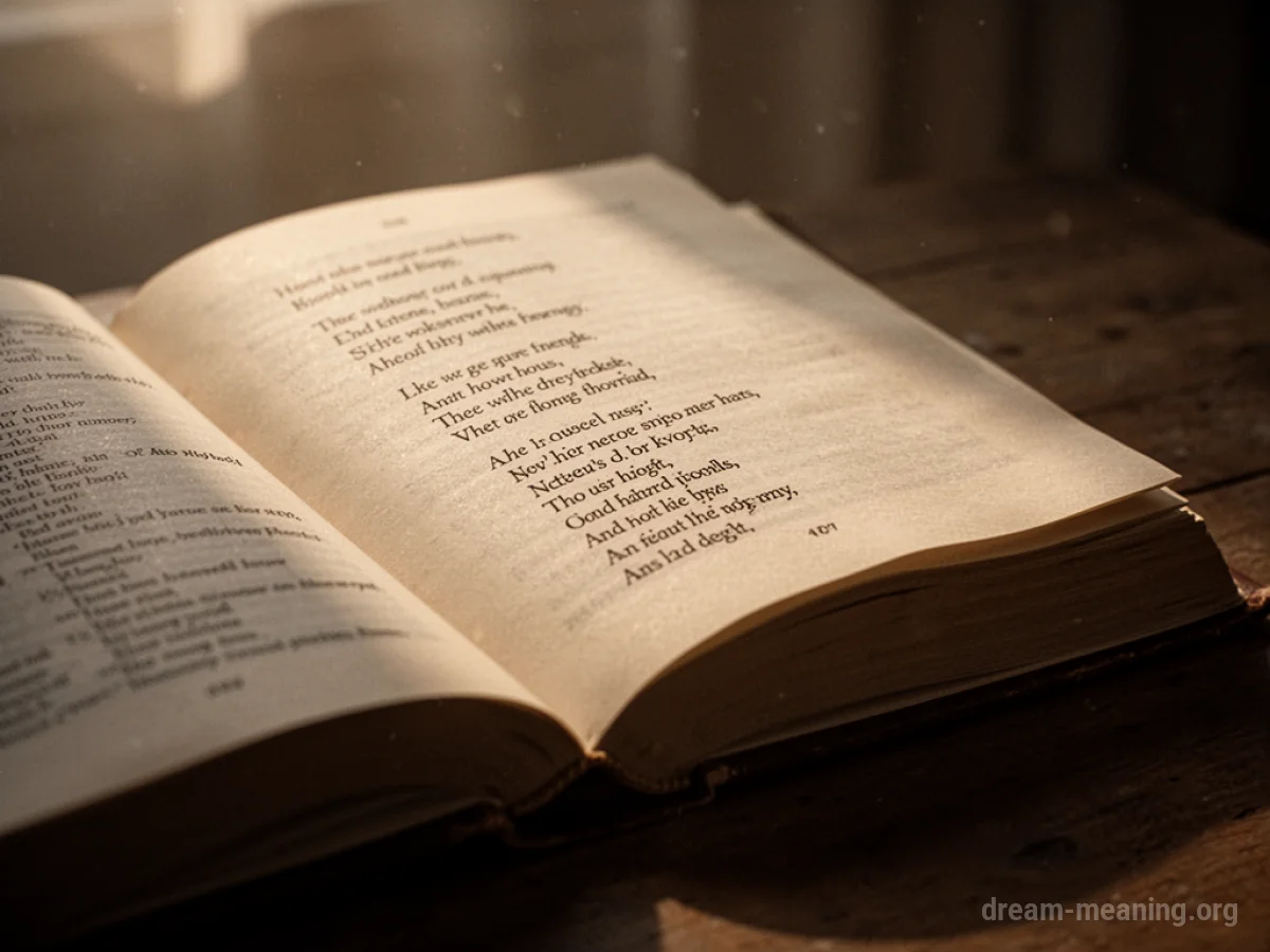 An open book displaying lines of text.