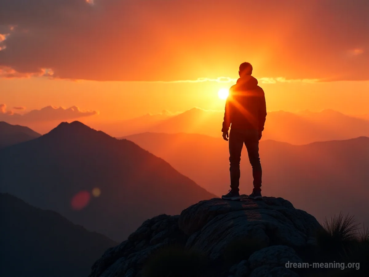 Silhouette of a person standing tall and empowered against a bright background.