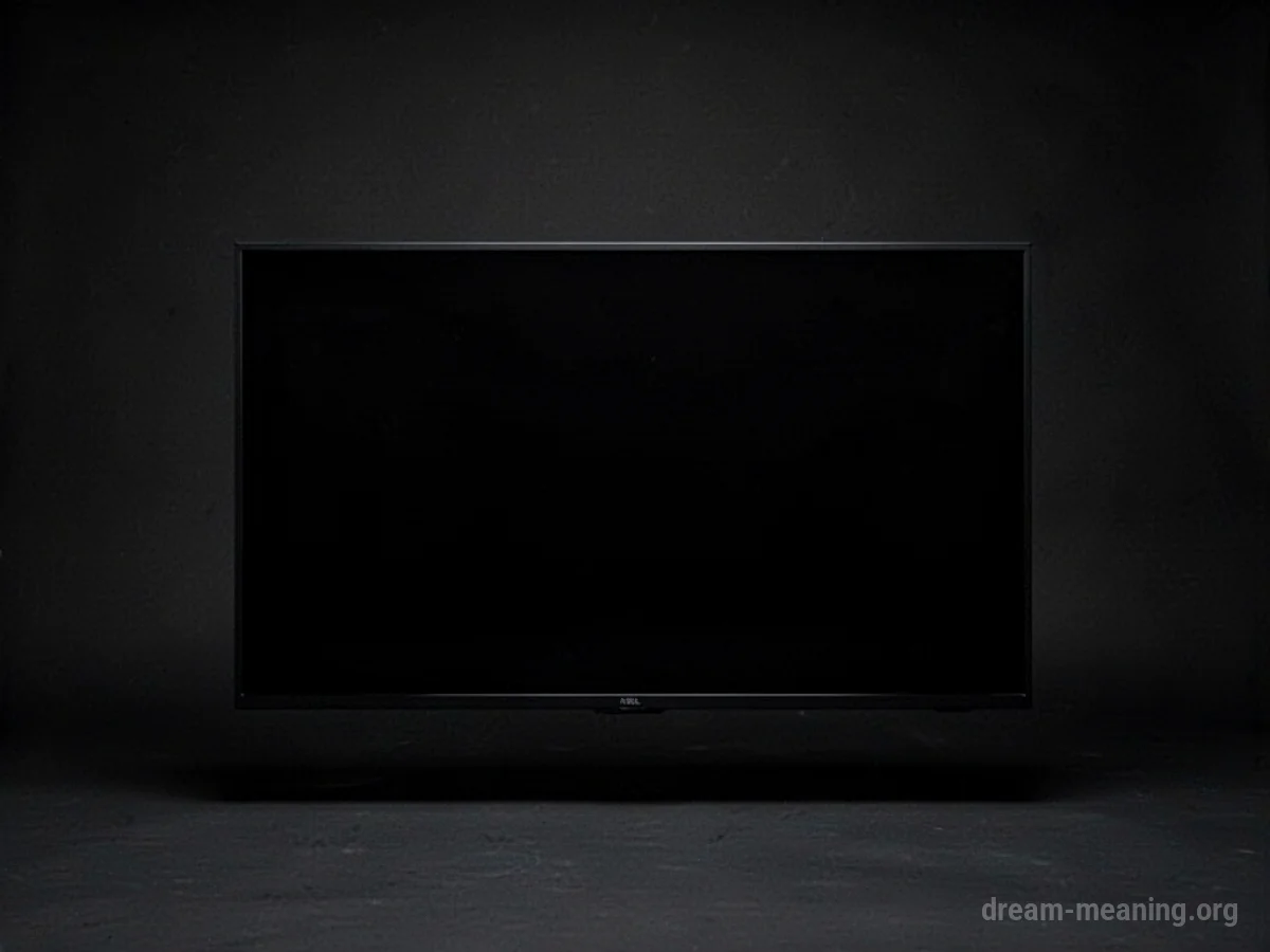 A solid black rectangle is shown against a dark background.
