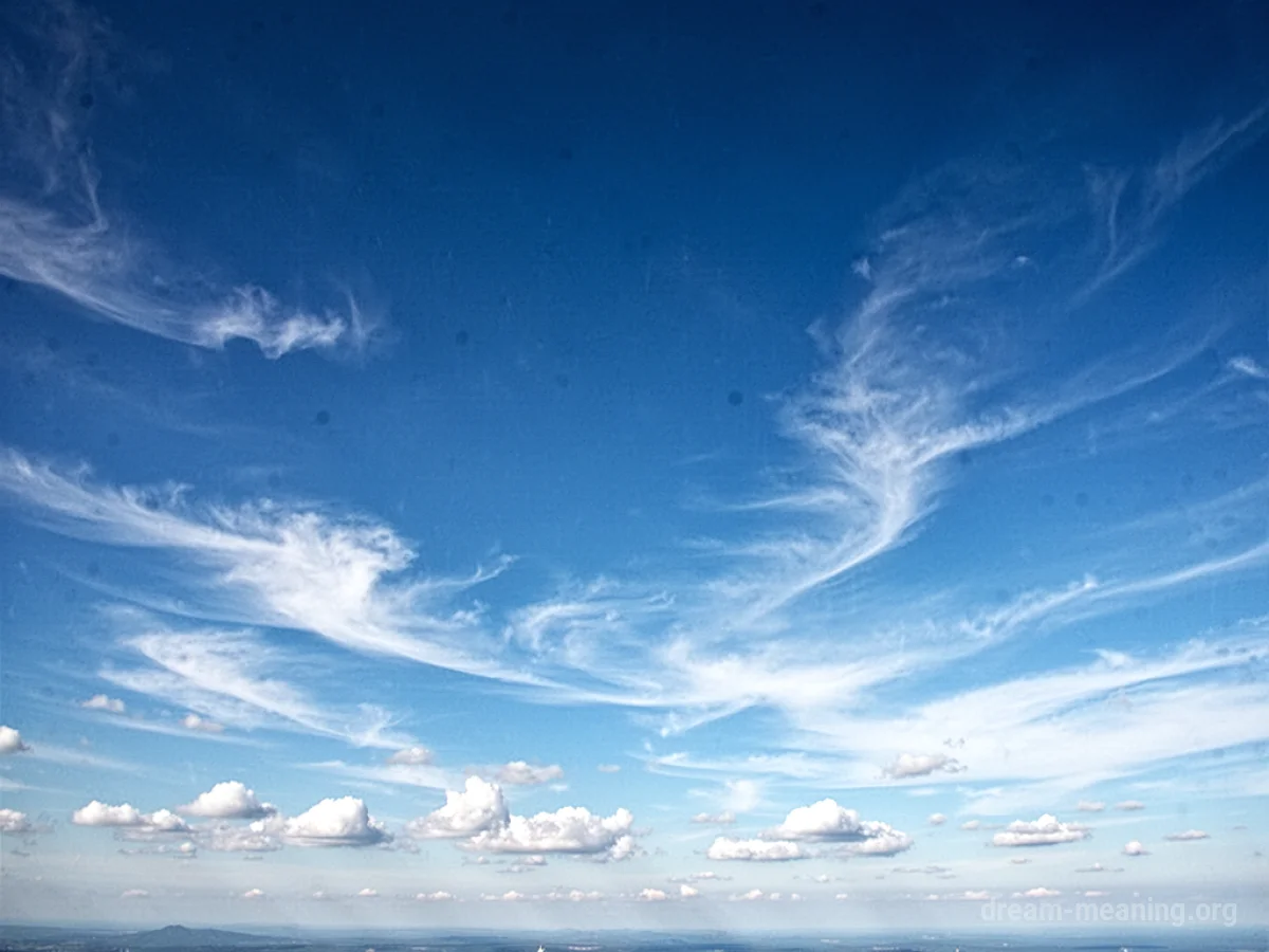 A wide, cloudless blue sky.