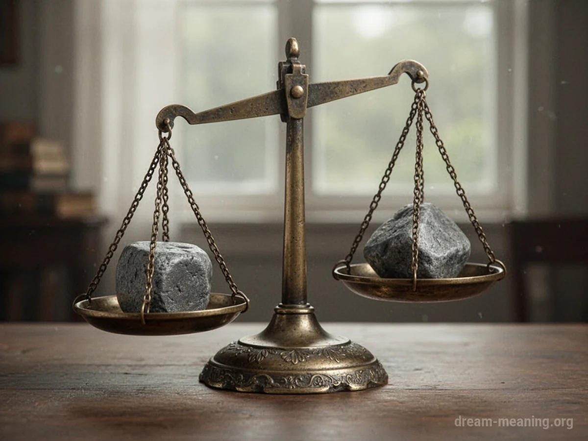 A balance scale tilted heavily on one side.
