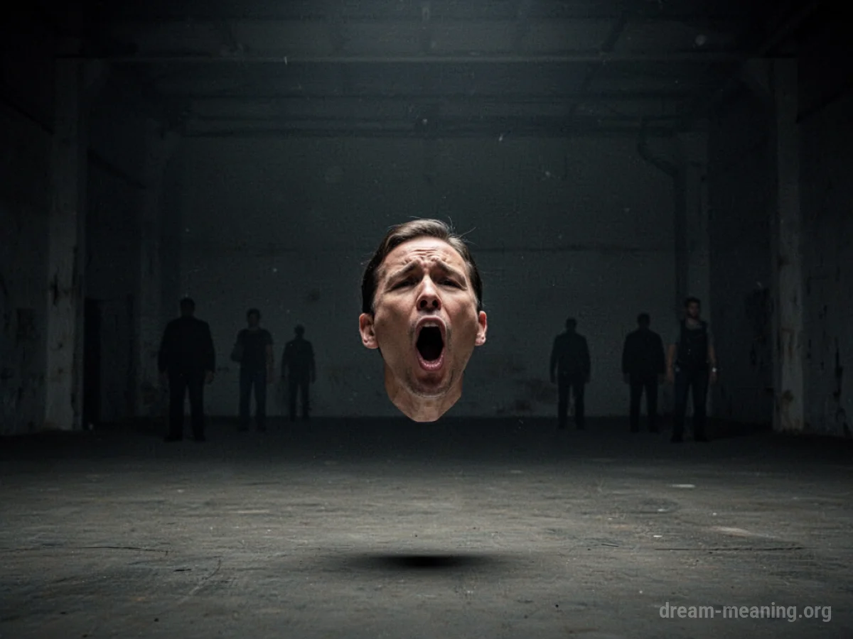 A dark, empty room with faint shadows and a single source of light.