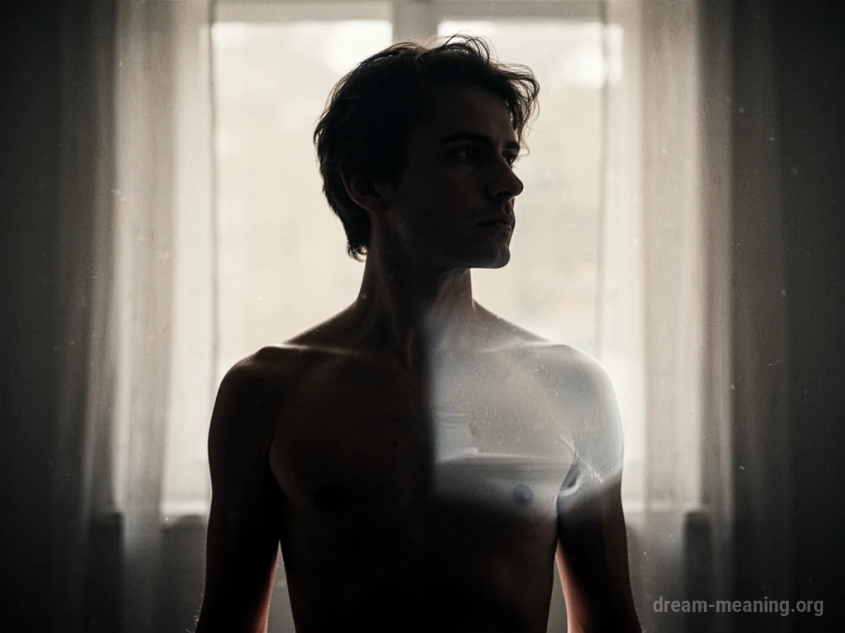 Silhouette of a person with a void where a part of their body should be.