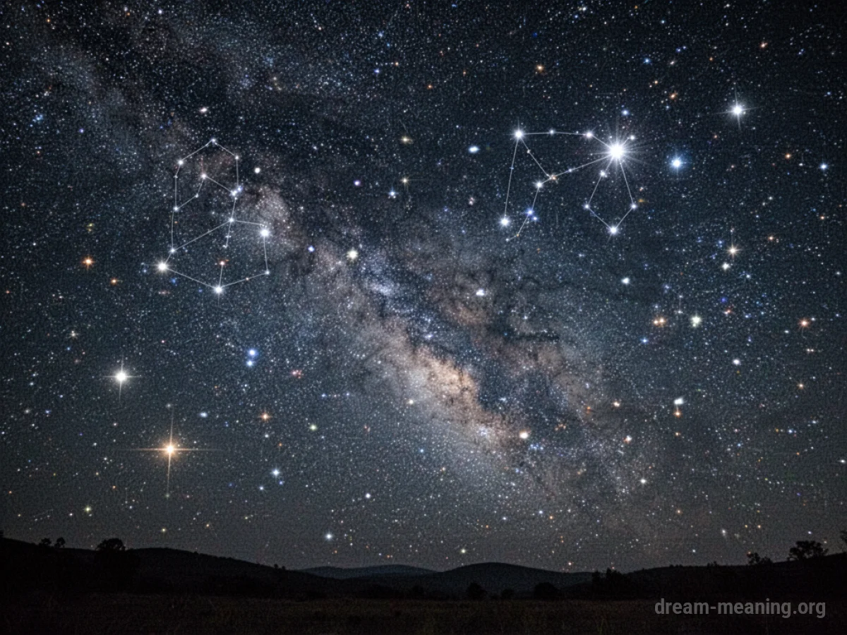 A wide expanse of dark night sky densely populated with numerous stars of varying brightness.