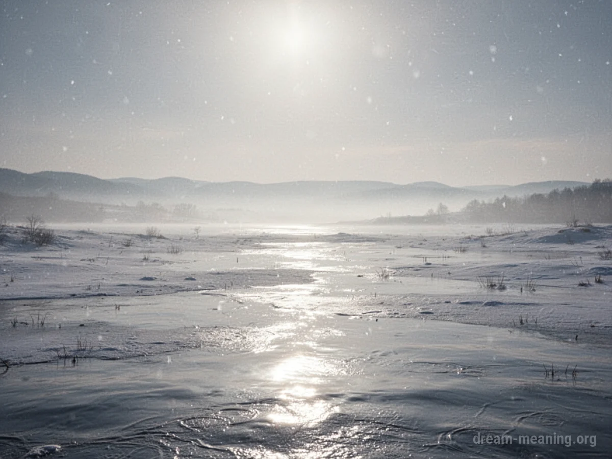 A diffuse, soft silver luminescence pervading a tranquil, open space.