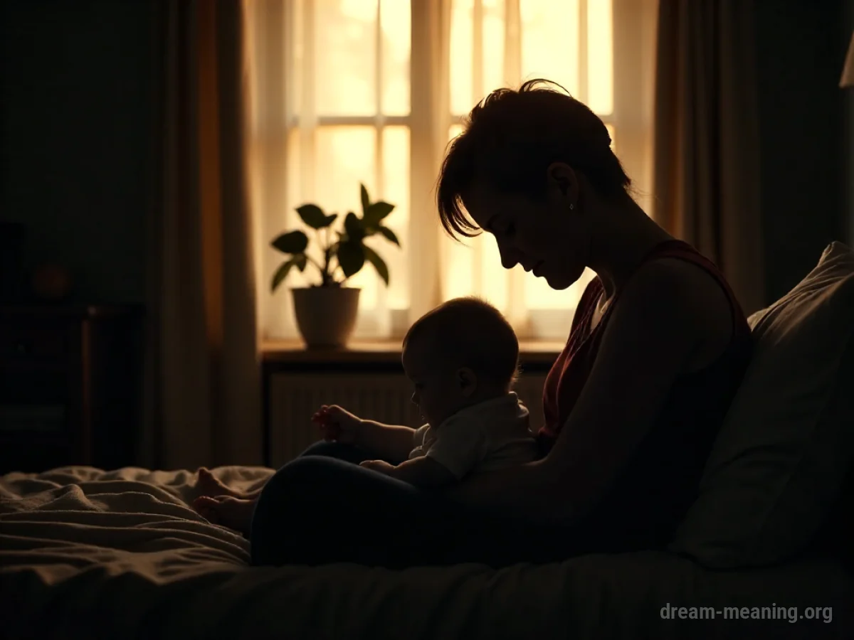 A person holding and rocking a baby.