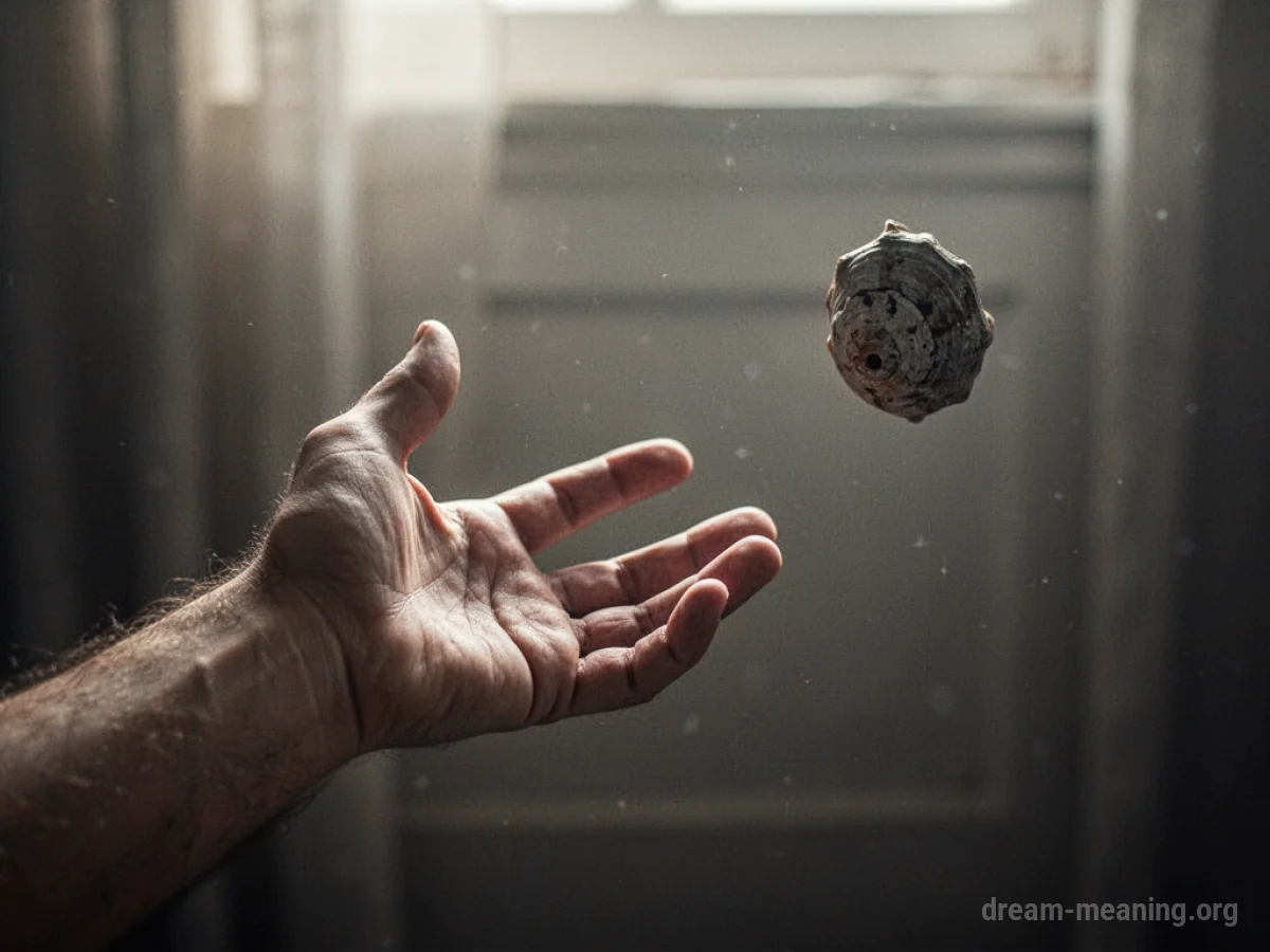 A hand reaching towards a faraway object but unable to touch it.