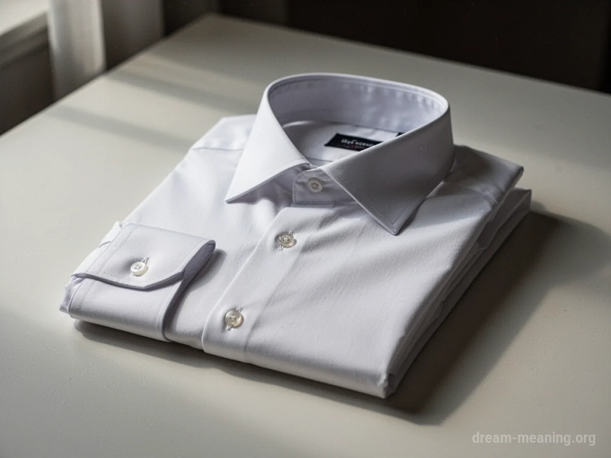 A clean white shirt.