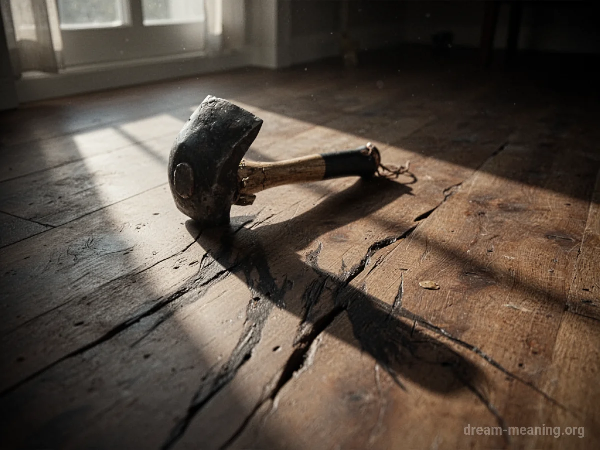 A household object with a dark shadow.