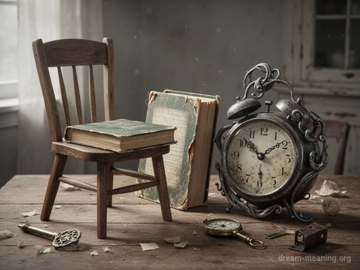 Everyday objects in the process of changing their form.