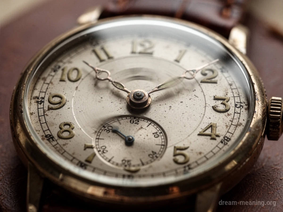 A clock face with blurred hands indicating fast movement.