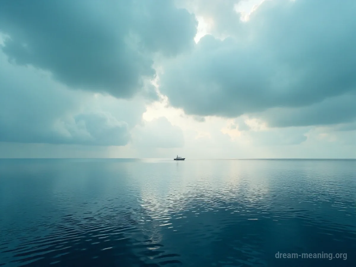 A wide view of water filling a landscape.