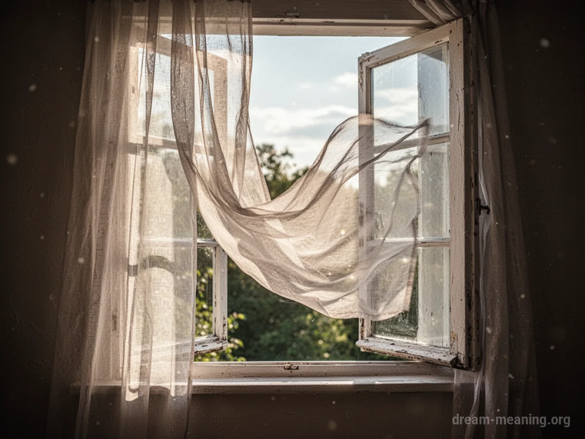 Wind Through Window Dream Meaning: Change and Exposure