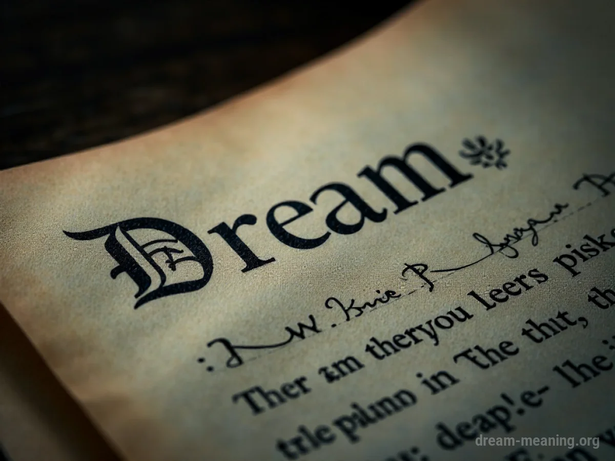 symbol dream meaning